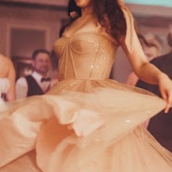 Teuta Matoshi Gold Sand Dress - Picture 5 of 5